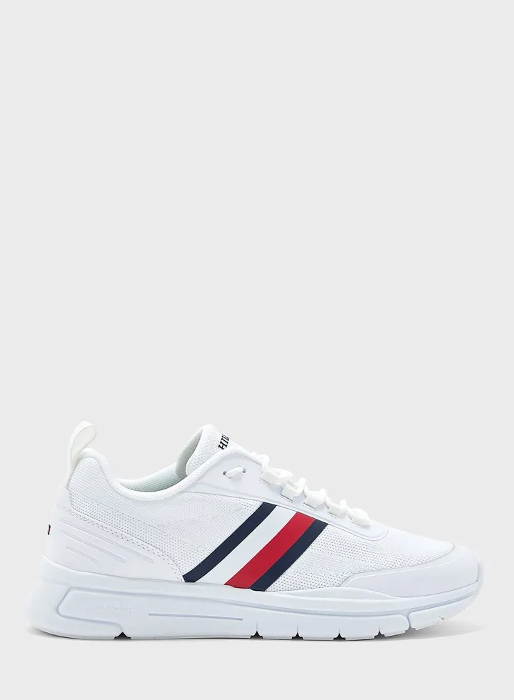 Striped Low Top Sneakers