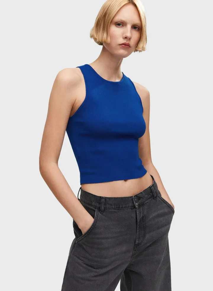 Knitted Crop Top