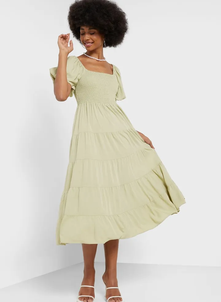 Ruffle Detail Dress