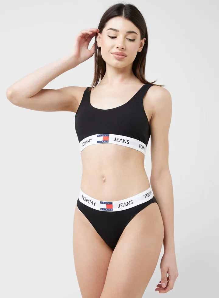 Logo Band Bikini Bottom