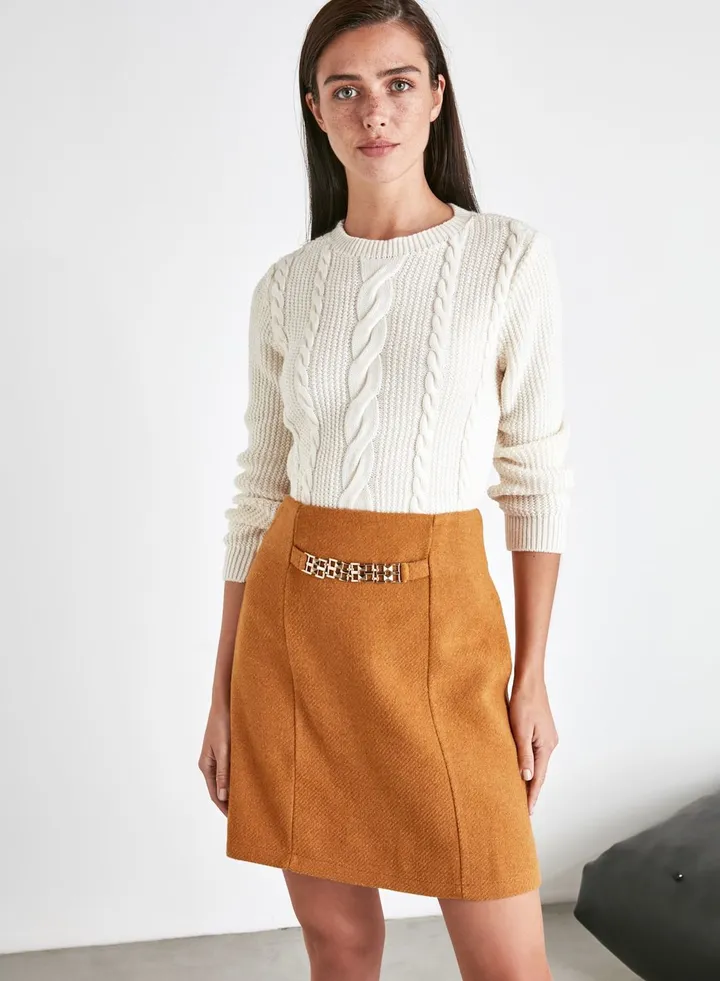 Chain Detail Skirt