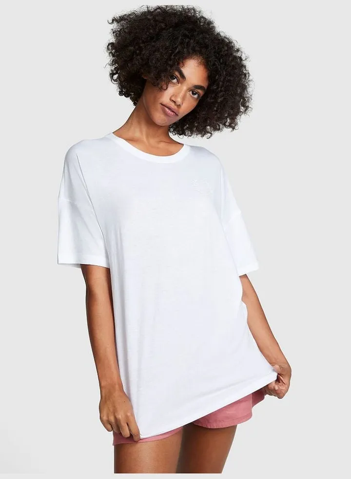 Cotton Oversized Sleep Shirt