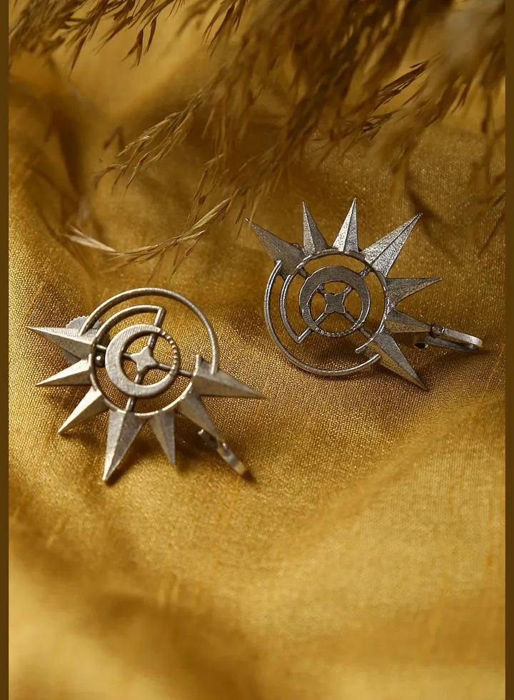 Brass Silver-Plated Earcuffs