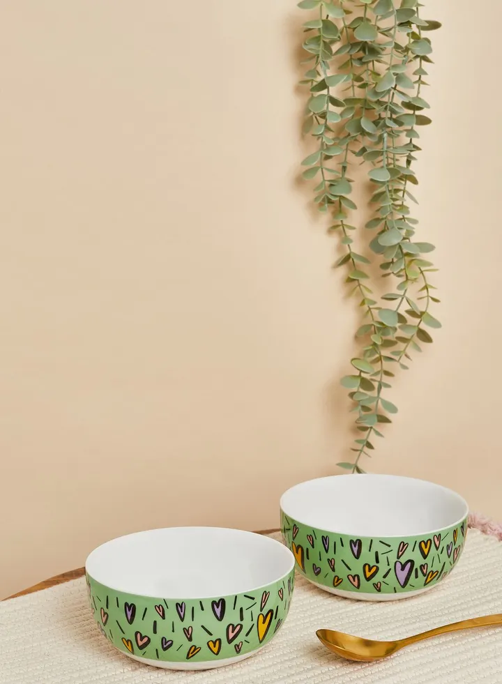 Set Of 2 Hubbak Cereal Bowls