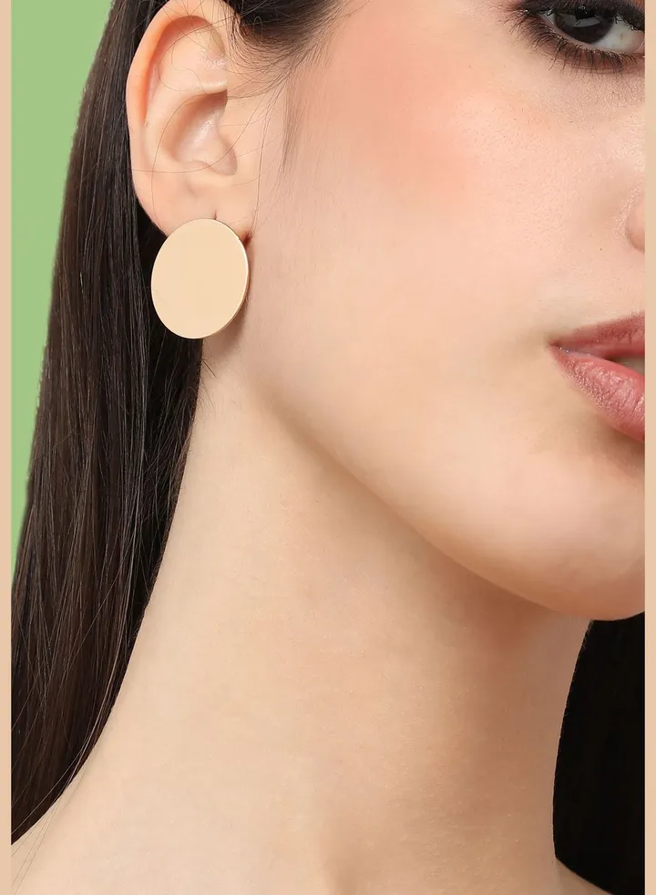Gold Plated Designer Casual Stud For Women
