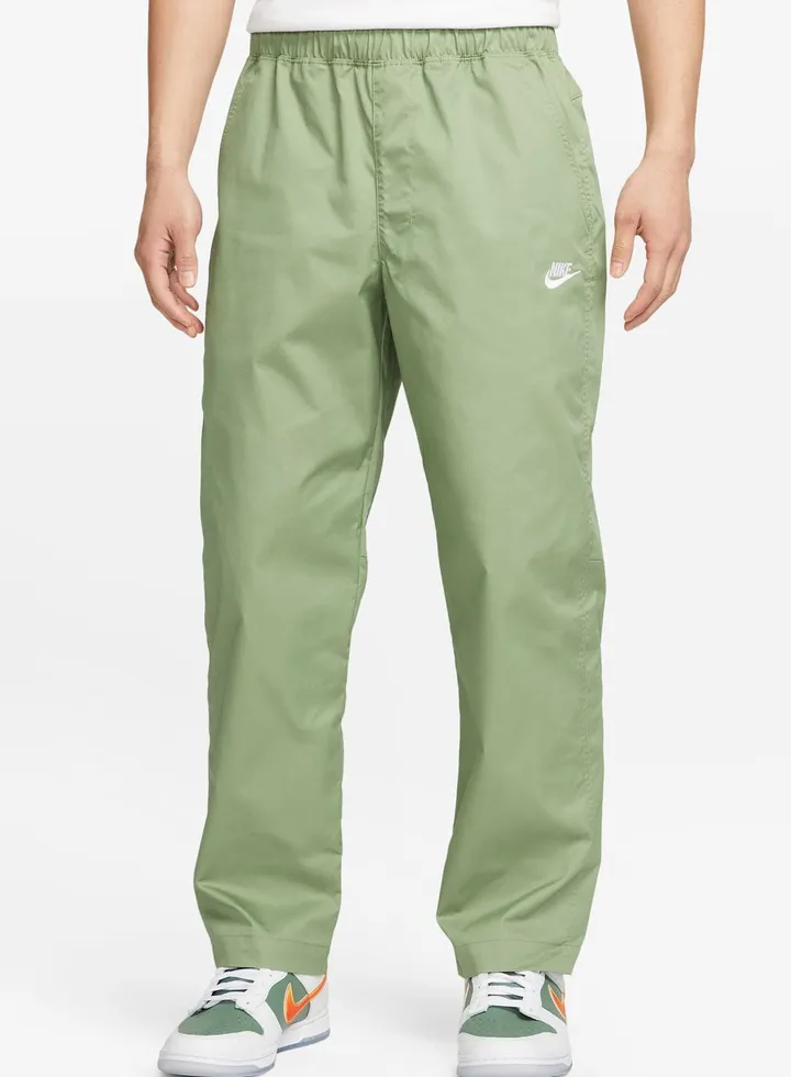 Woven Club Straight Leg Pants