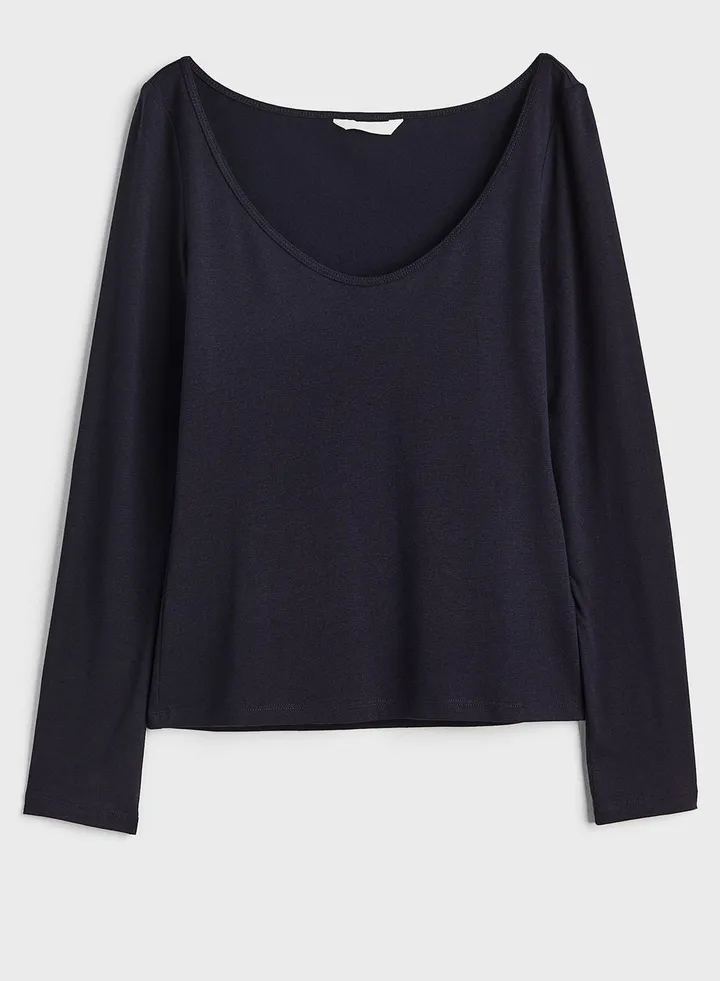 Boat Neck Top