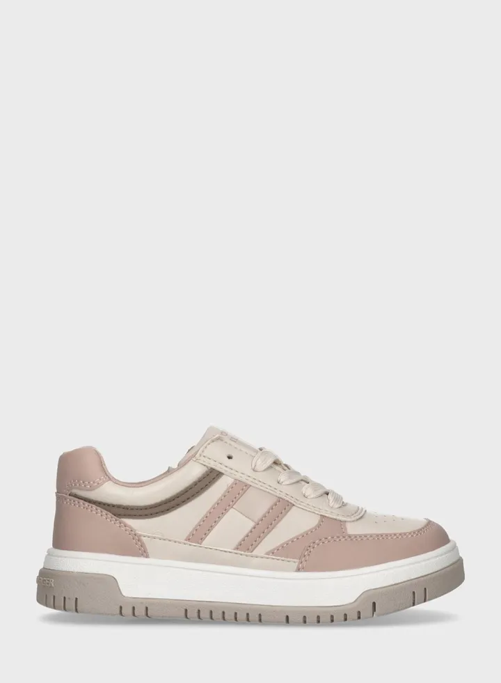 Kids Low Top Lace Up Sneakers