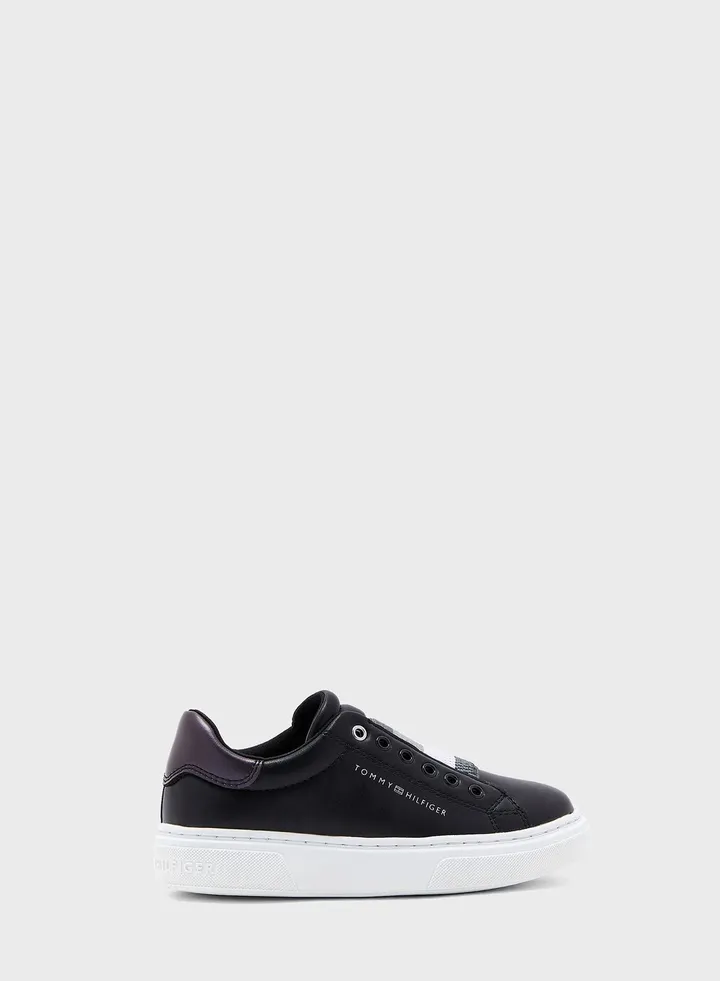 Kids Low Top Lace Up Sneakers