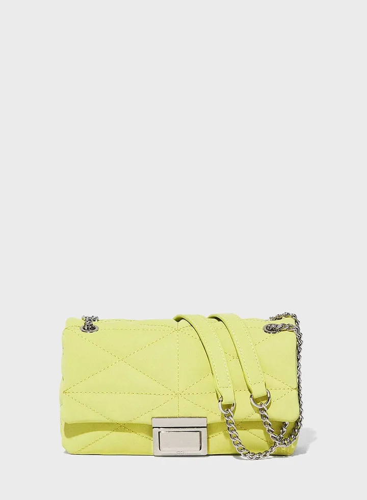 Chain Detailed Crossbody Bag