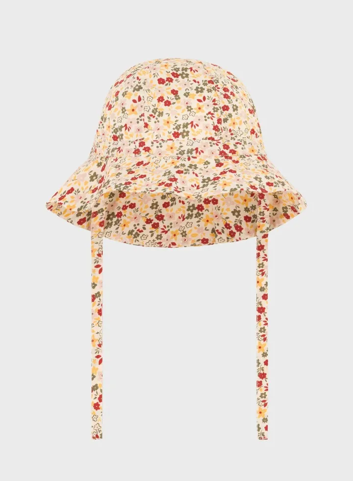 Kids Floral Floppy Sun Hat