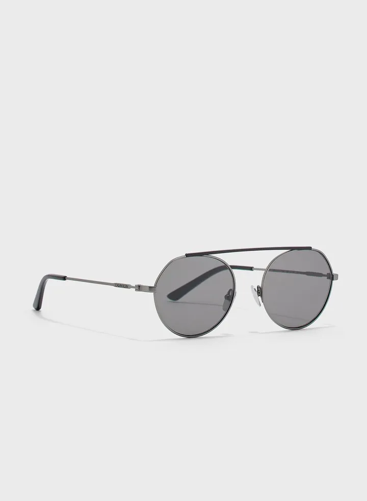 CK19149S Brow Bar Oversized Sunglasses