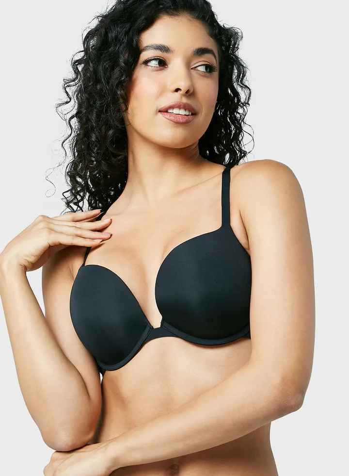 Plunge Neck Bra