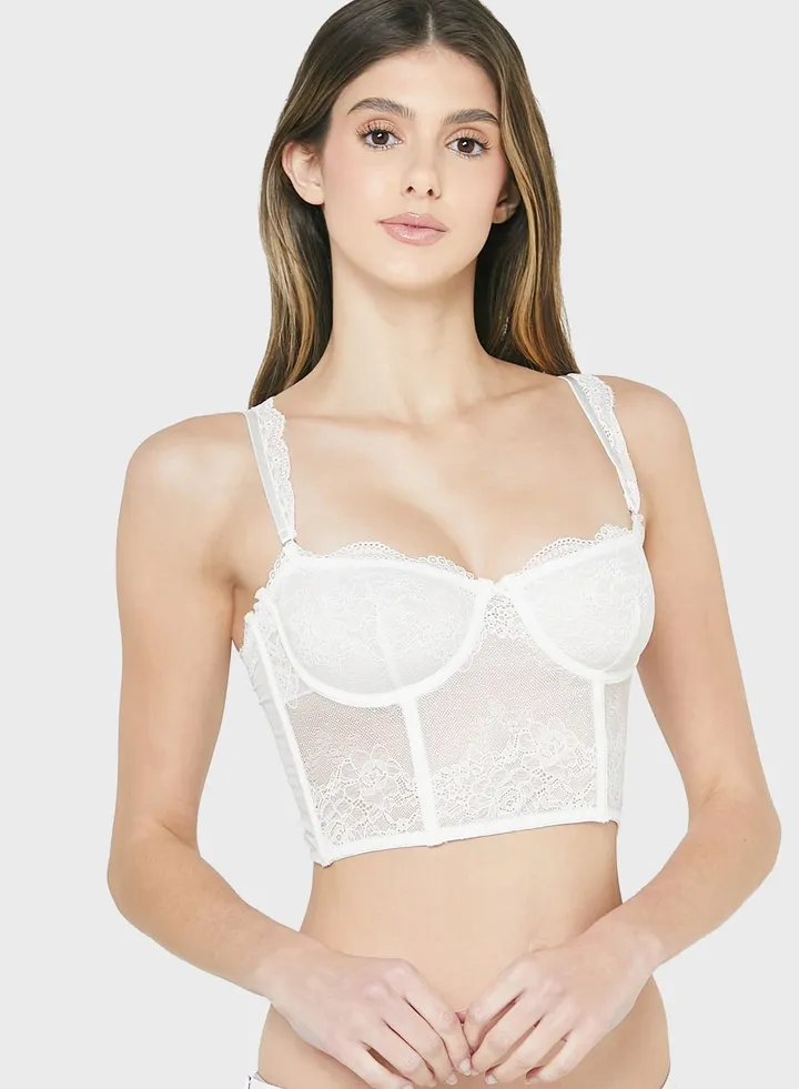 Lace Detail Bra