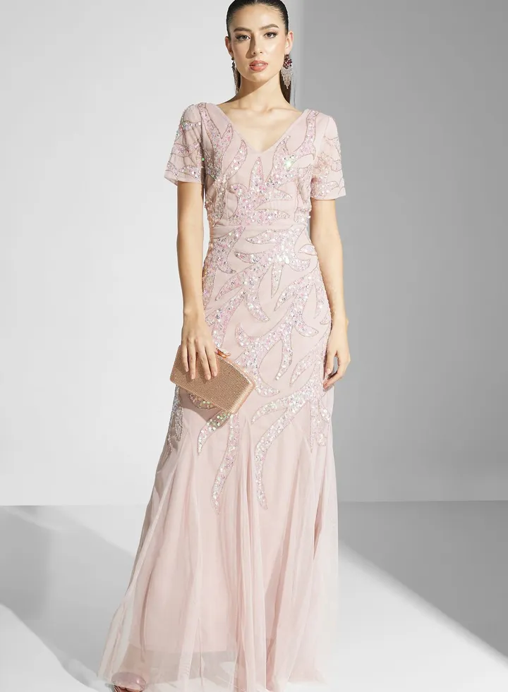 Embellished Maxi Dress