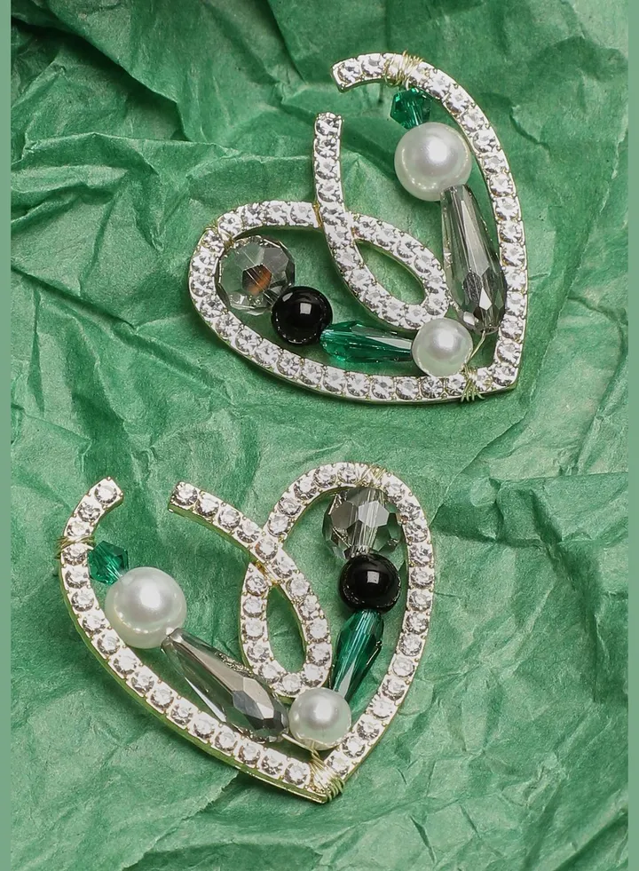 Gold Plated Pearls Stud