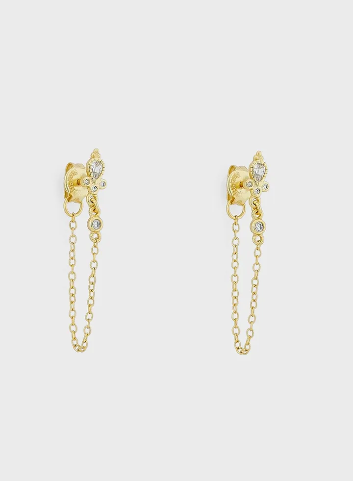 Ballerina Chain Earrings