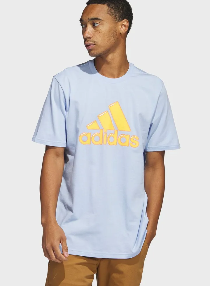 Logo Pen Fill Graphic T-Shirt