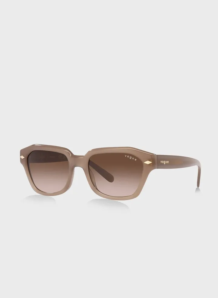 0Vo5444S Wayfarer Sunglasses -Hailey Bieber x Vogue Eyewear