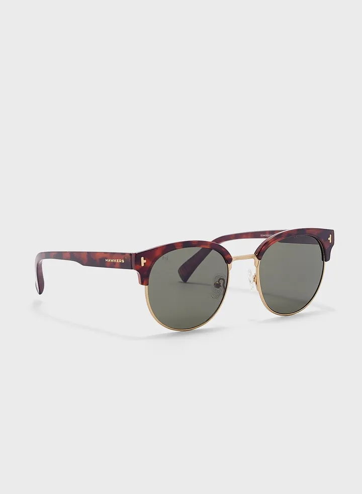 New Classic Rounded Wayfarer Sunglasses