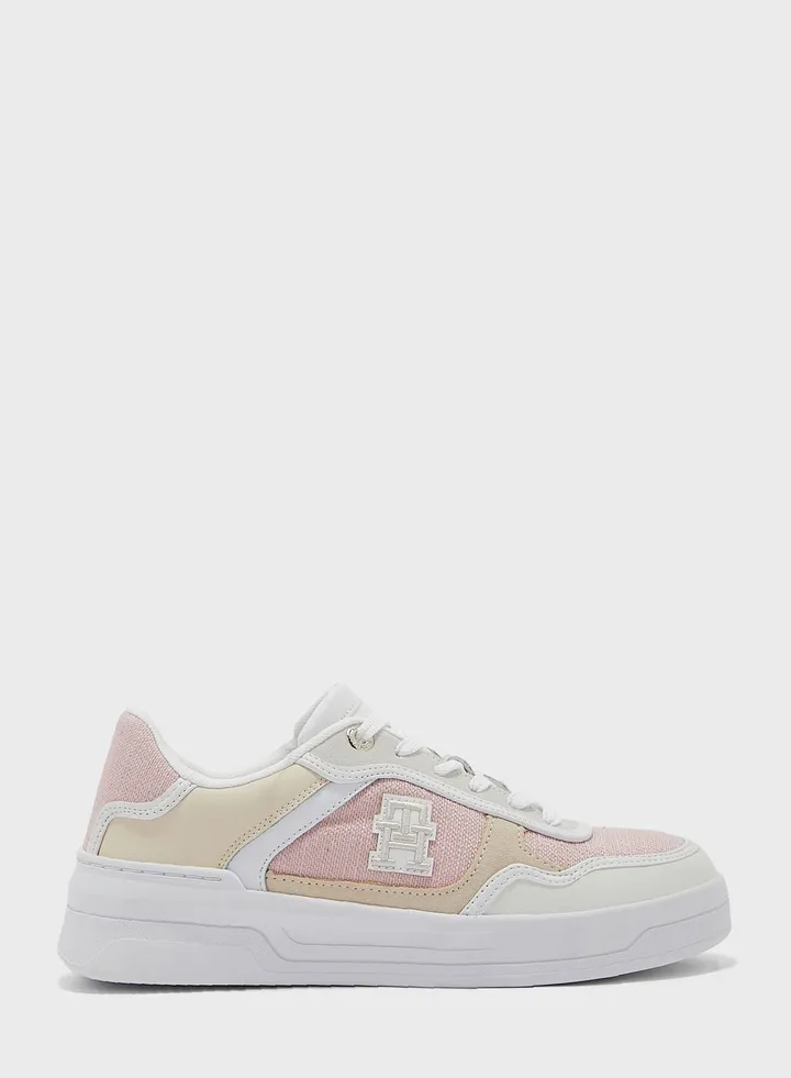 Woven Basket Low Top Sneakers