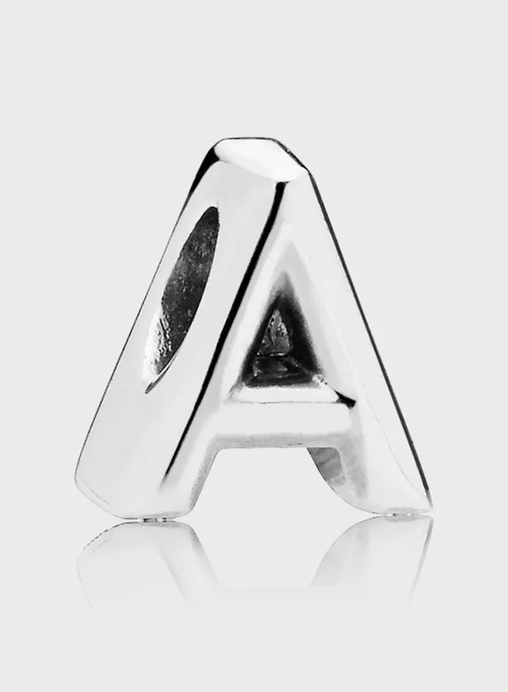 Letter A Alphabet Charm