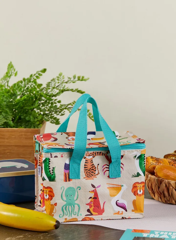 Printed Creatures Lunch Bag
