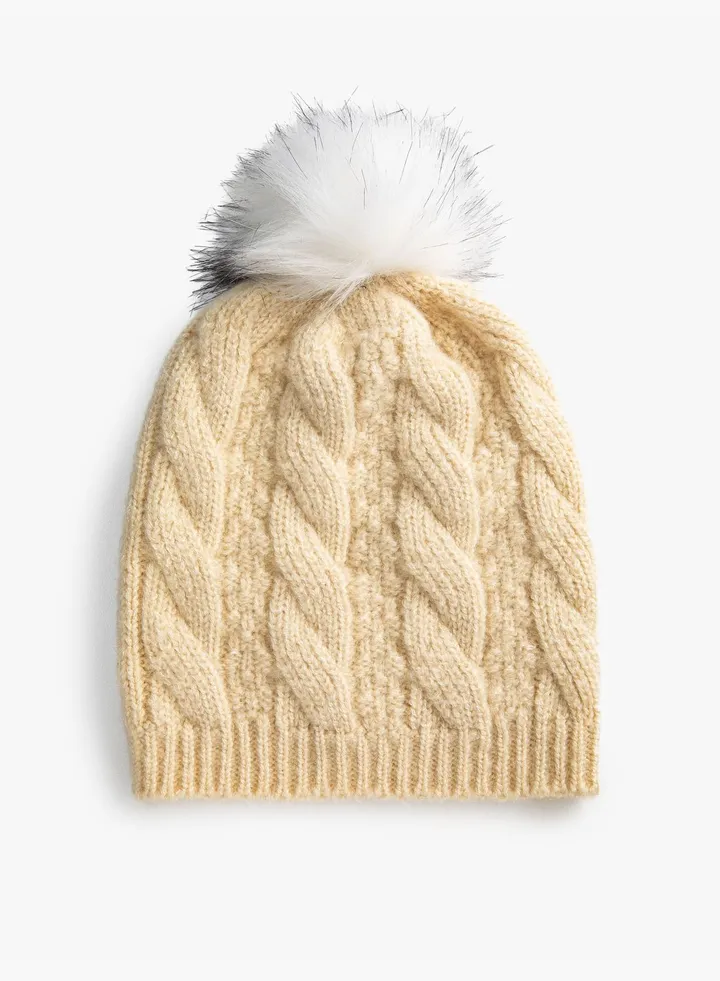 Cable-Knit Beanie