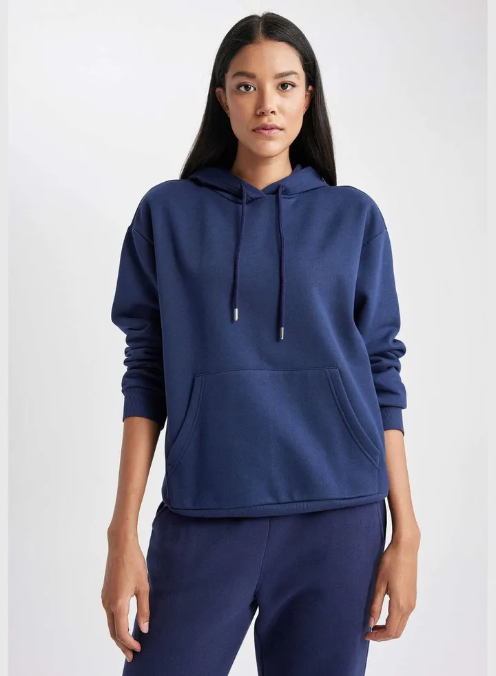 Regular Fit Knitwear Hoodie