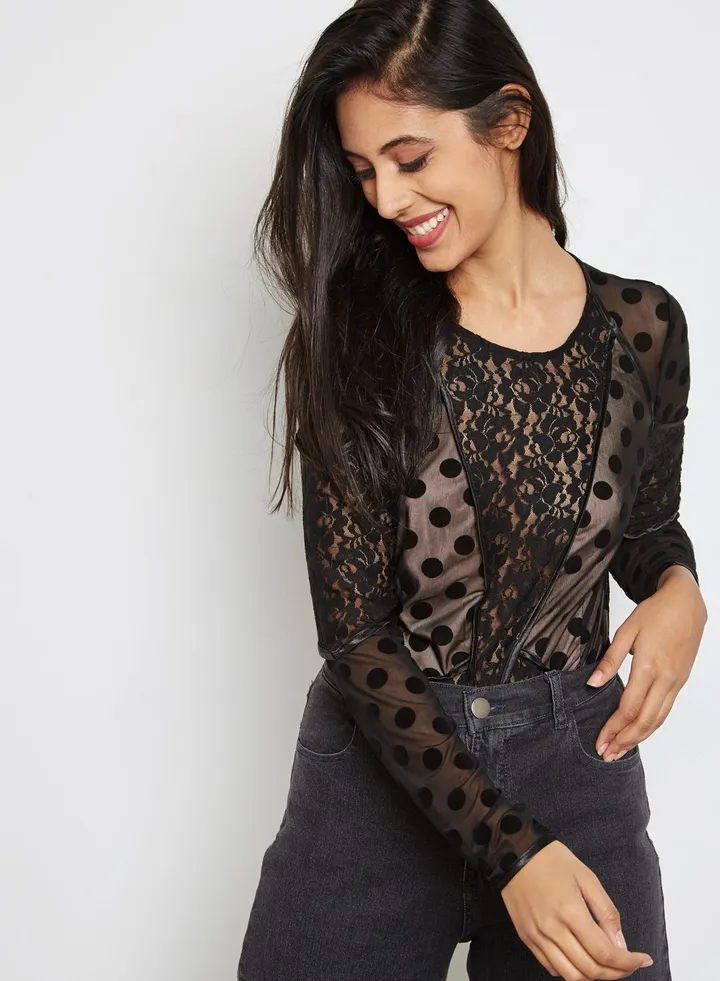 Lace Detail Bodysuit