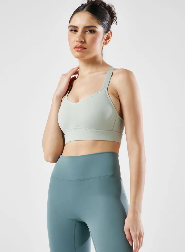 Cross Back Detail Sports Bra