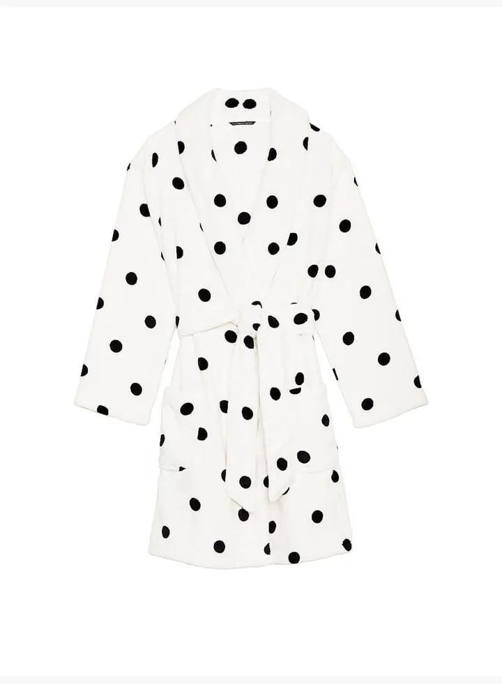 Logo Short Cozy Robe
