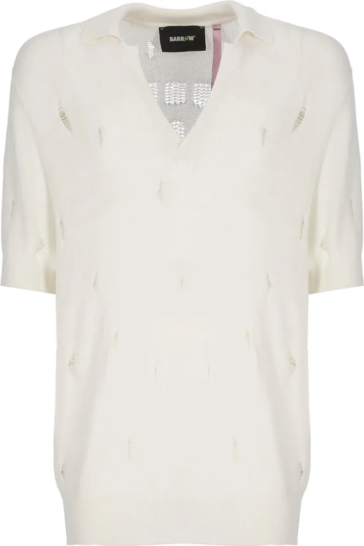 Polo Shirt With Smile Embroidered Logo