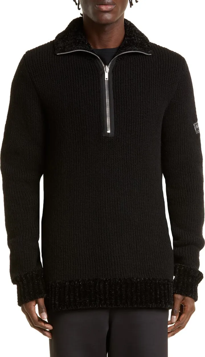 Double Layer Fisherman Sweater