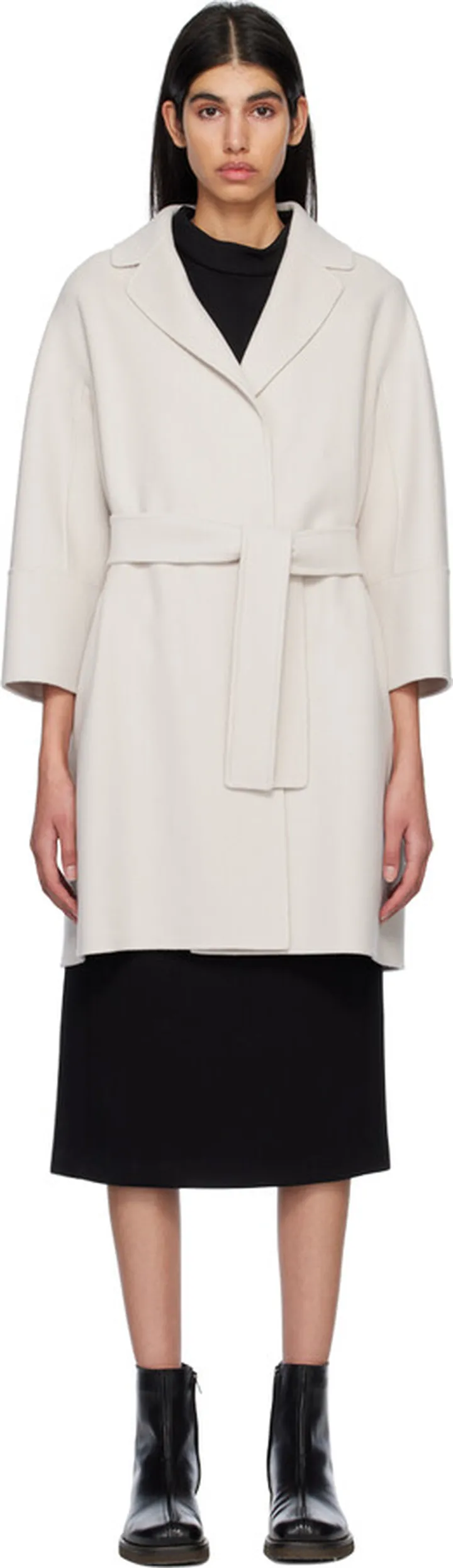 S Max Mara Off-White Arona Coat