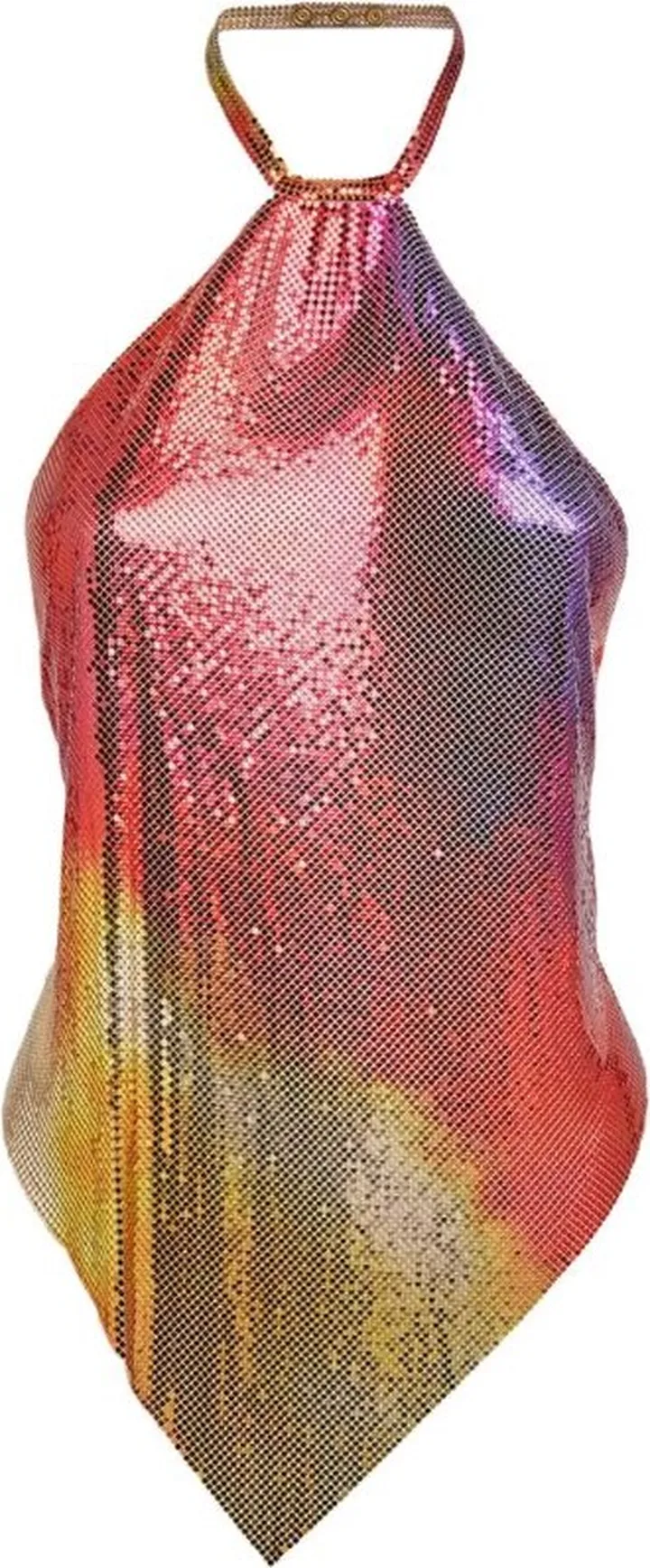 Paco Rabanne Chainmail Halterneck Top