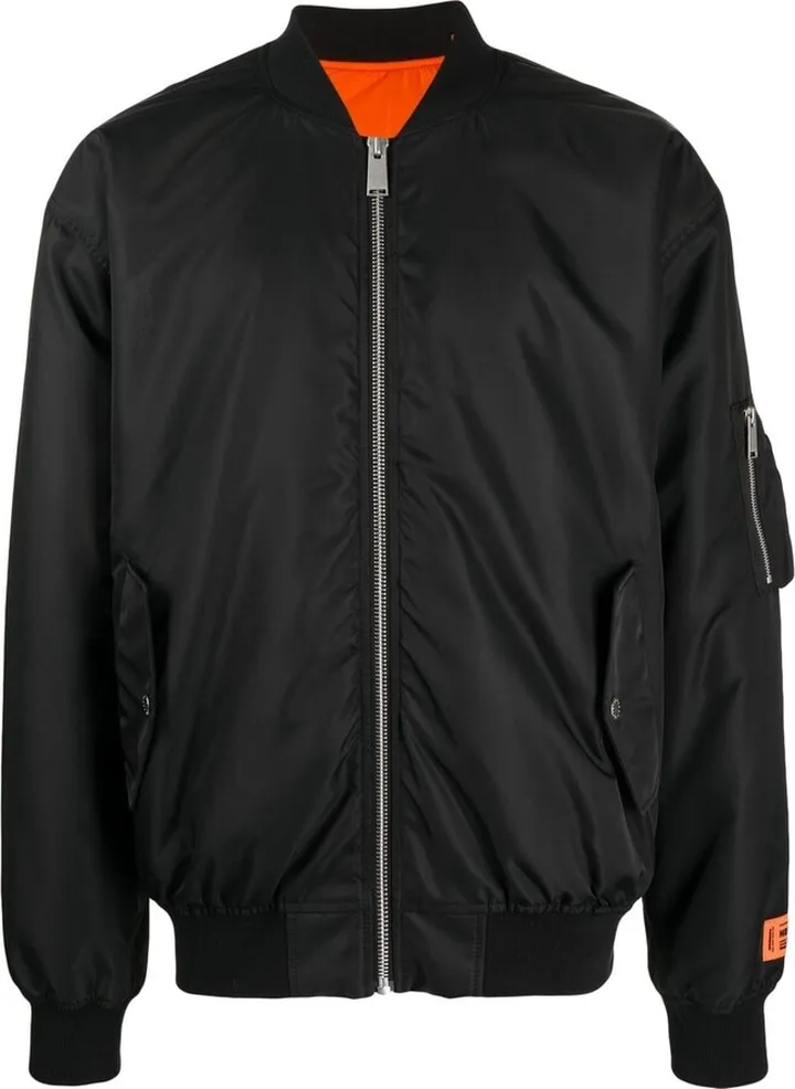 Logo-Patch Bomber Jacket