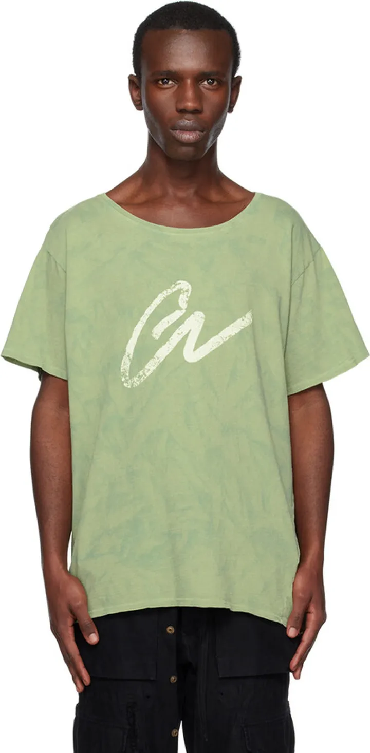 Greg Lauren Green 'GL' T-Shirt