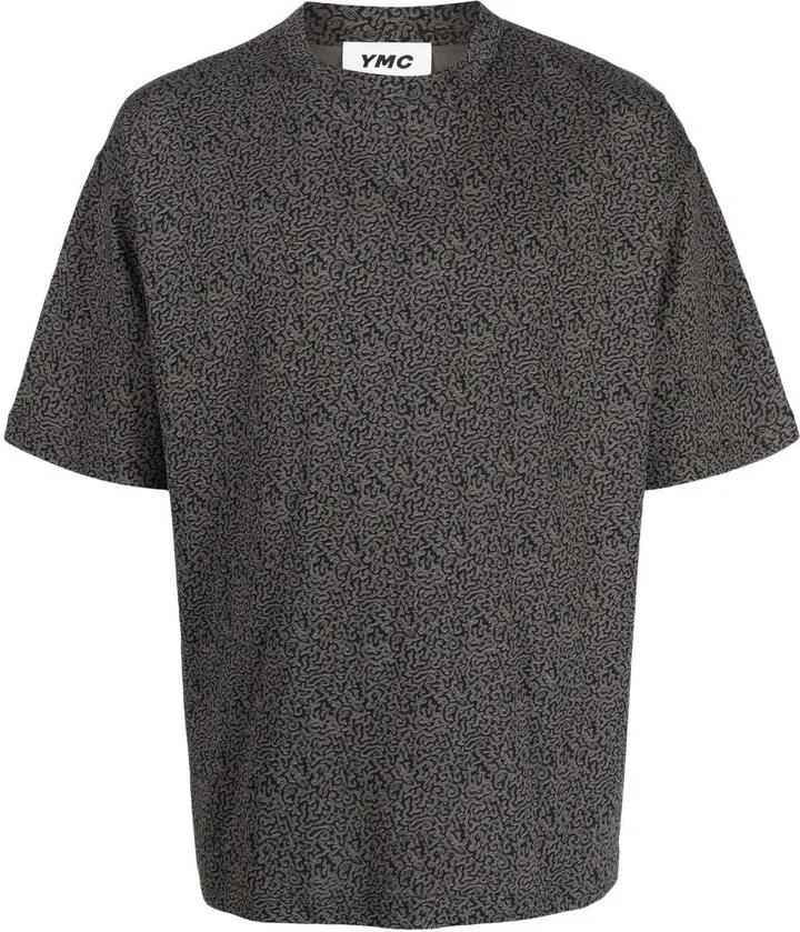 all-over logo-print T-shirt