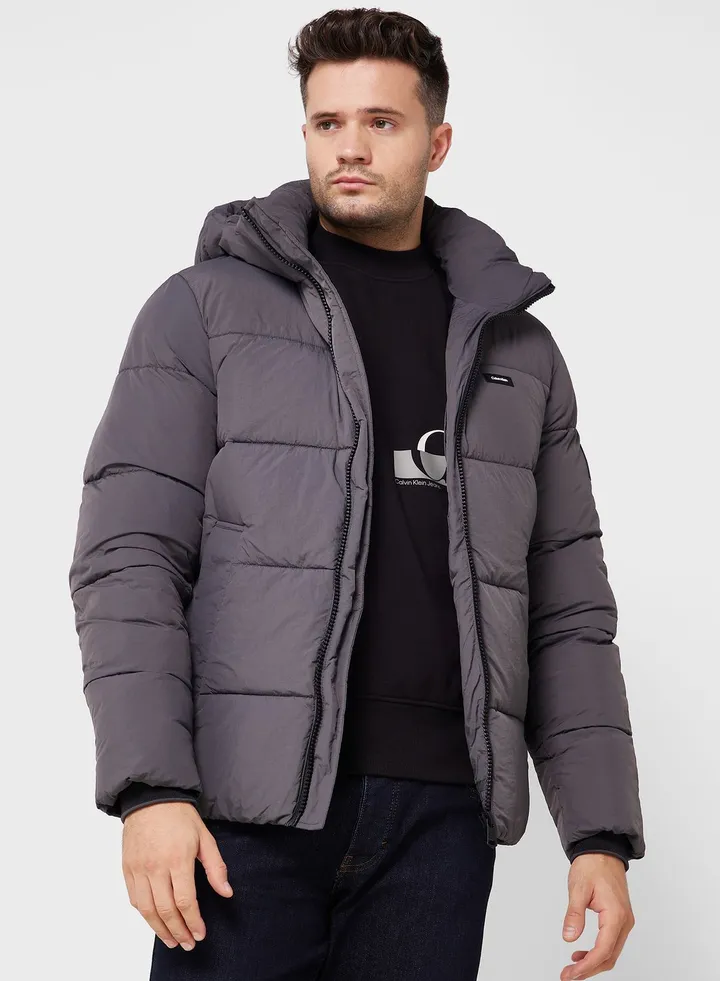 Zipper Quilted Jacket