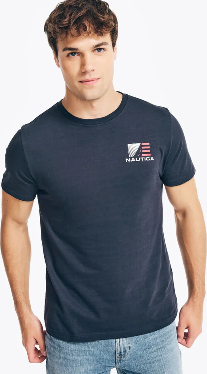 Sustainably Crafted Americana Graphic T-Shirt