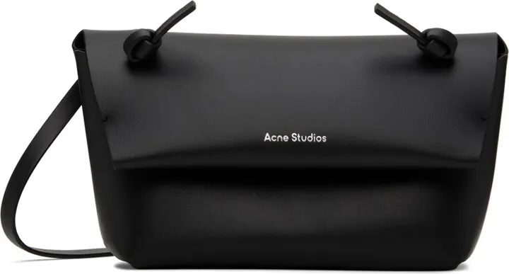 Acne Studios Black Mini Knotted Bag