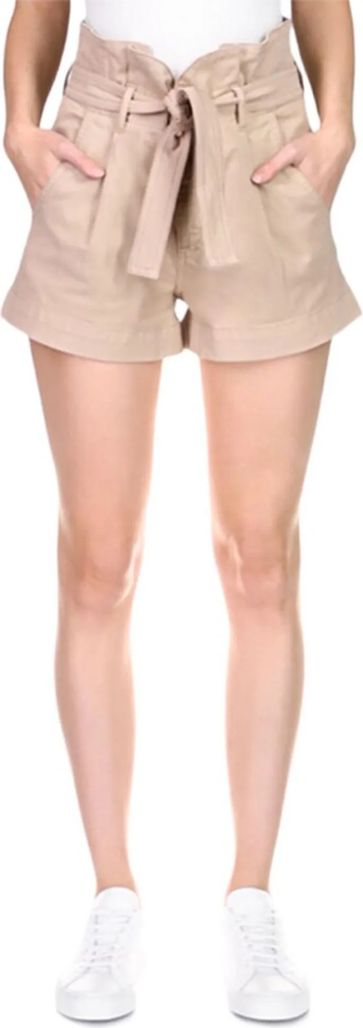 Alba Womens Belted Midi Cargo Shorts