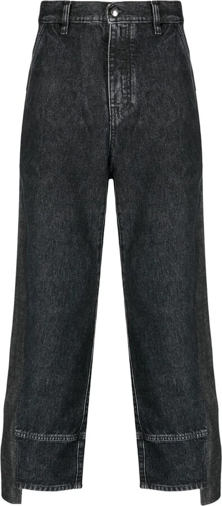 Tapered-Leg Denim Jeans