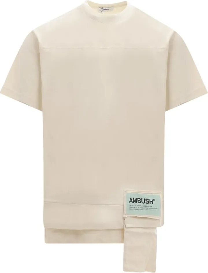 Ambushv Logo Patch Crewneck T-Shirt