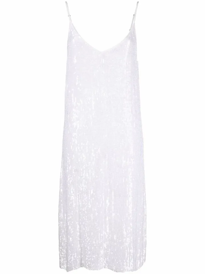 Sequined Slip Dress