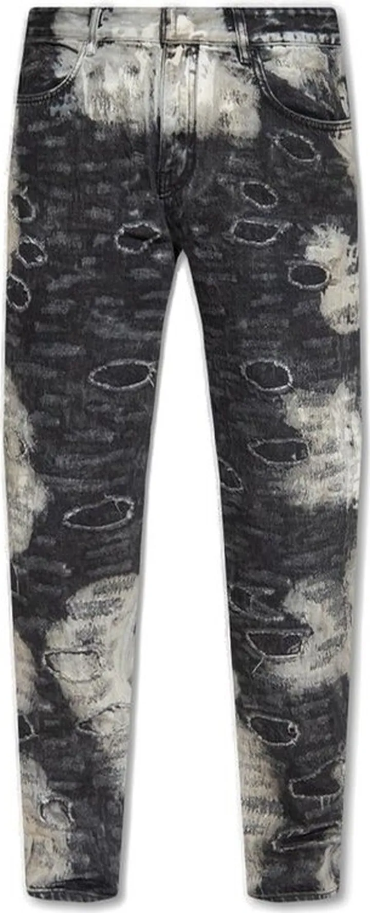 Givenchy Paint Splattered Tapered Jeans