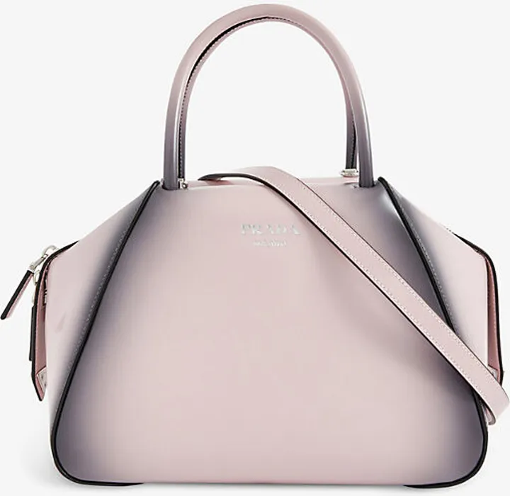 Womens Alabastro S Supernova Small Leather Tote bag