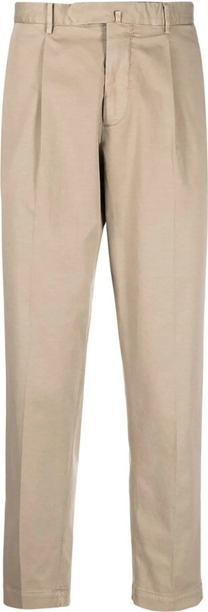 Cropped Tapered Trousers