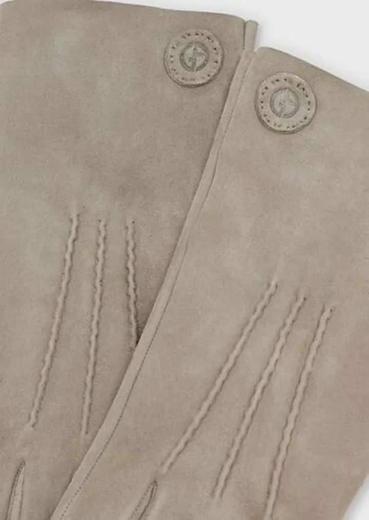 Suede gloves